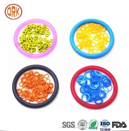 O-ring tahan air silikon dengan laporan FDA Warna