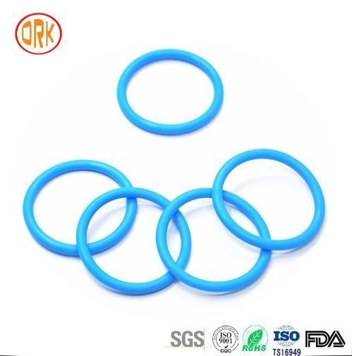 0.5mm - 1000mm 568 Biru Silicone Sealing Karet Ring RoHS Karet Flat O Ring