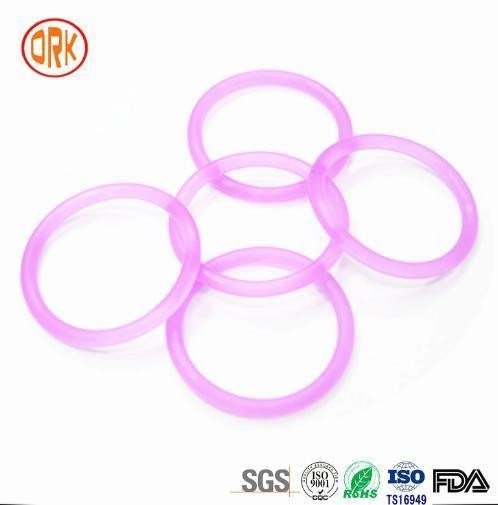 Customization Purple Translucent Silicone Rubber O Ring Seal Ring Gasket Untuk Shaft Seal