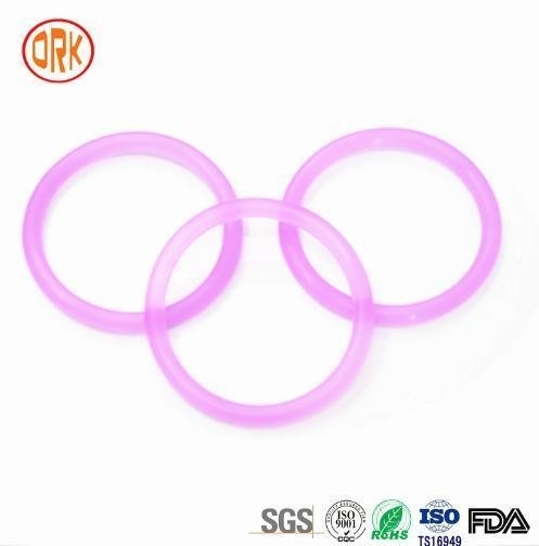 Customization Purple Translucent Silicone Rubber O Ring Seal Ring Gasket Untuk Shaft Seal
