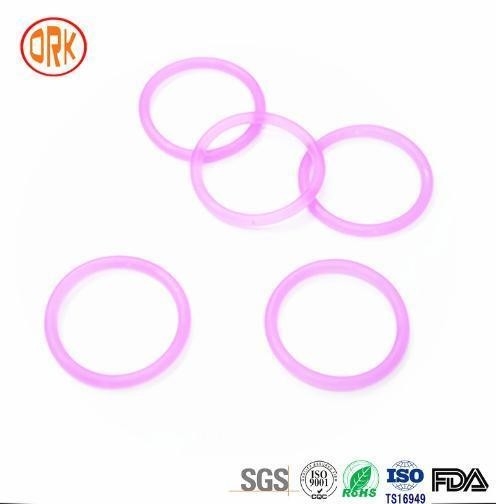 Customization Purple Translucent Silicone Rubber O Ring Seal Ring Gasket Untuk Shaft Seal
