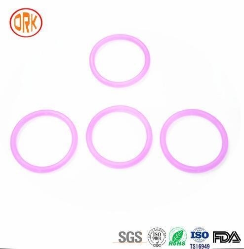 Customization Purple Translucent Silicone Rubber O Ring Seal Ring Gasket Untuk Shaft Seal