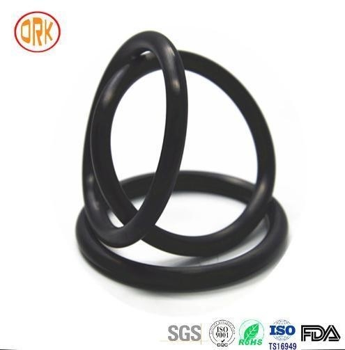 Lembut Hitam Segel Mekanis O Ring Tekanan Tinggi O Ring Untuk Lingkungan yang rentan korosi