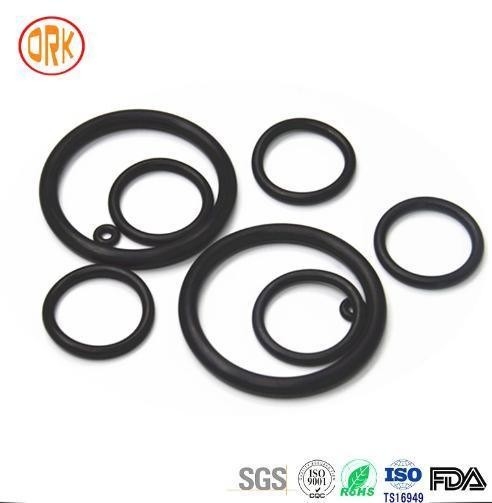 Lembut Hitam Segel Mekanis O Ring Tekanan Tinggi O Ring Untuk Lingkungan yang rentan korosi
