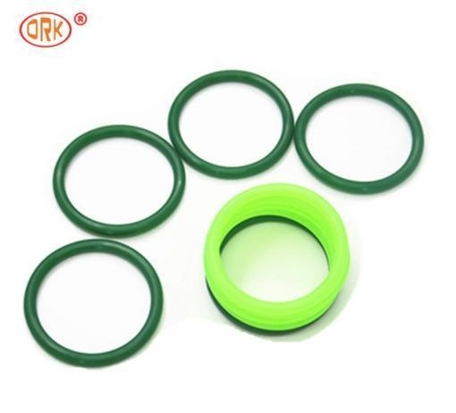 Green Good Elongation Seals FDA Wras LFGB Certified Food Grade Silicone O-Ring dengan Suhu -60- 350 derajat