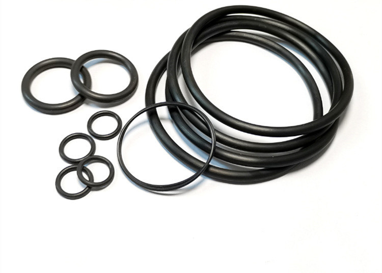 Oring Karet Silikon Hitam/Hijau Jenis Cincin Lima Sisi untuk Aplikasi Kontak Makanan
