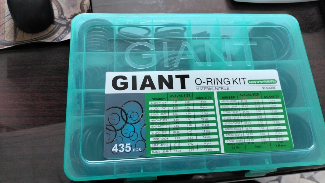Custom tahan lama profesional NBR Karet O-ring Kit Seal Box Set untuk Industri