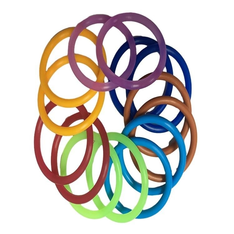 Custom Silicone O-Ring Seals FPM FFKM HNBR NBR FKM untuk kinerja penyegelan yang optimal