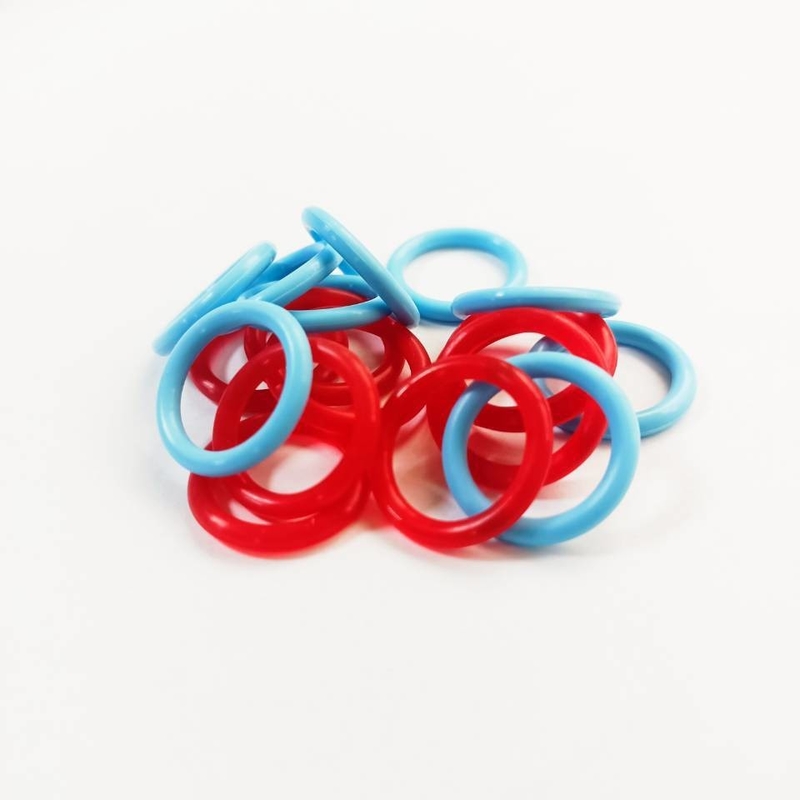 Perangkat keras silikon gasket plastik segel karet O-ring pemeriksaan oleh manusia dan mesin