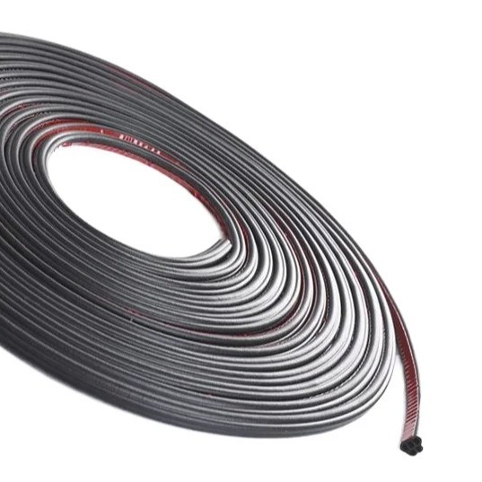 60 Mpa Mobil Pintu Seal Weatherstripping Isolasi Suara Karet Sealing Strip untuk Mobil