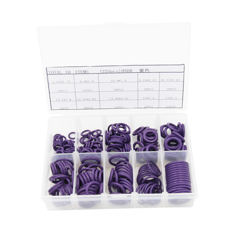 70 derajat Auto Ac O Rings Kit Ac Compressor O Rings Box Butanoin Hidrogenasi