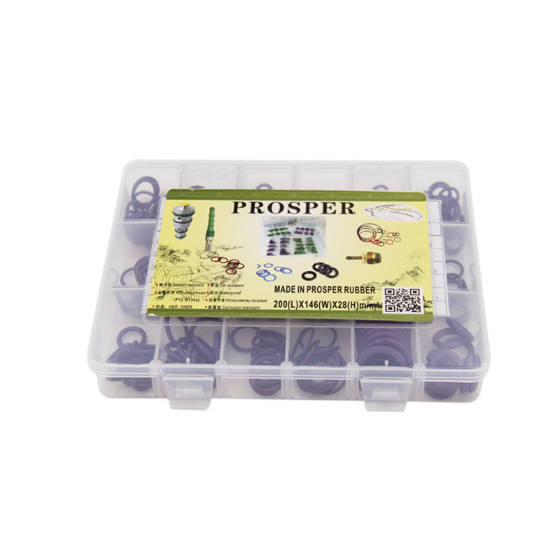 70 derajat Auto Ac O Rings Kit Ac Compressor O Rings Box Butanoin Hidrogenasi