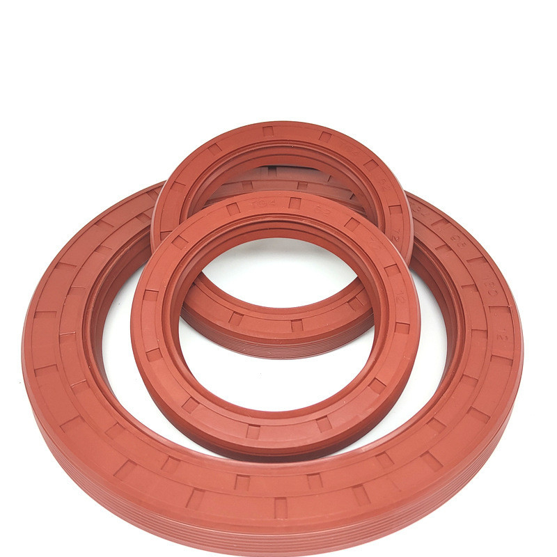 TG4 Oil Seal NBR/FKM Rubber Spring Corrugated Thread EPDM Piston Seal Kit untuk TJKS 3-Lip Shaft