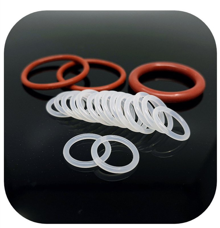 NBR HNBR FKM EPDM CR Silicone PU O-ring Seals untuk aplikasi kelas makanan yang disesuaikan