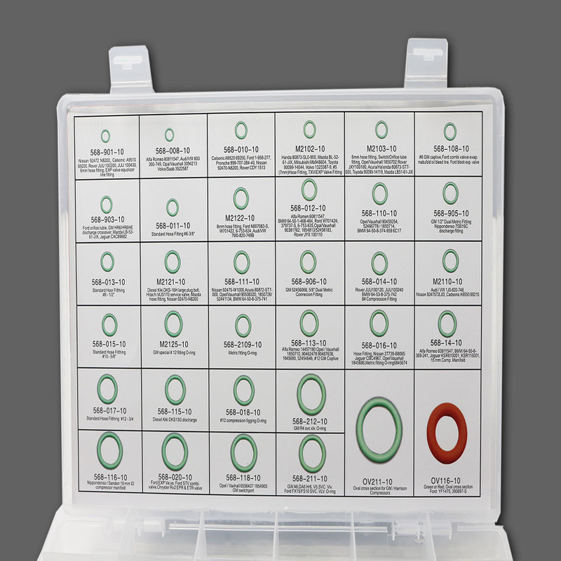 ORK 382pcs/386pcs/407pcs/408pcs Fkm atau Nbr O-Ring Seals Box/Kit untuk Sealing