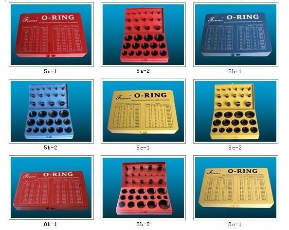 ORK 382pcs/386pcs/407pcs/408pcs Fkm atau Nbr O-Ring Seals Box/Kit untuk Sealing