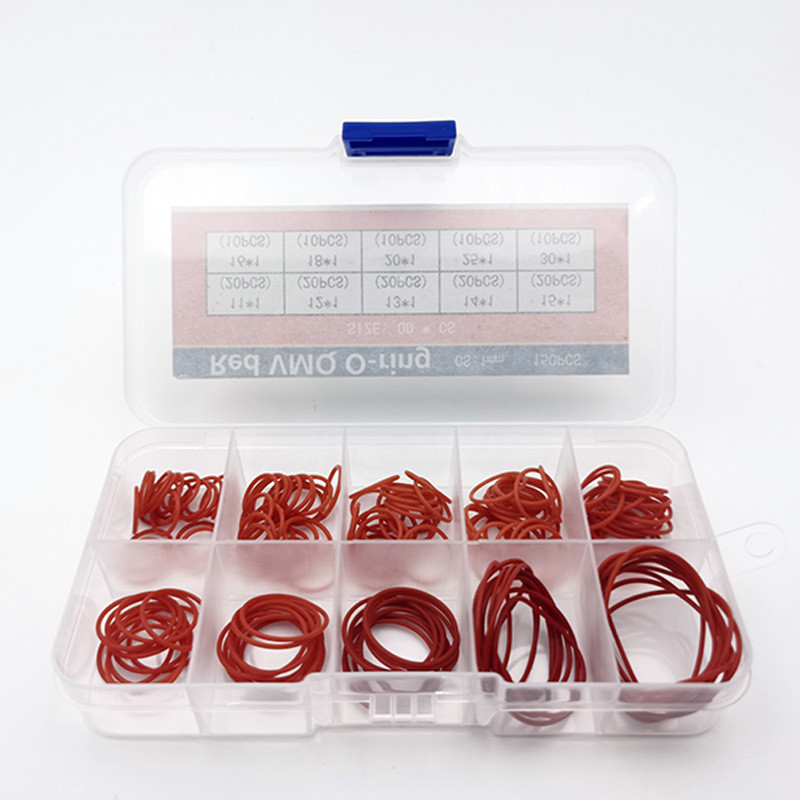 Kit segel mesin cuci O-ring karet silikon untuk aplikasi industri non-standar