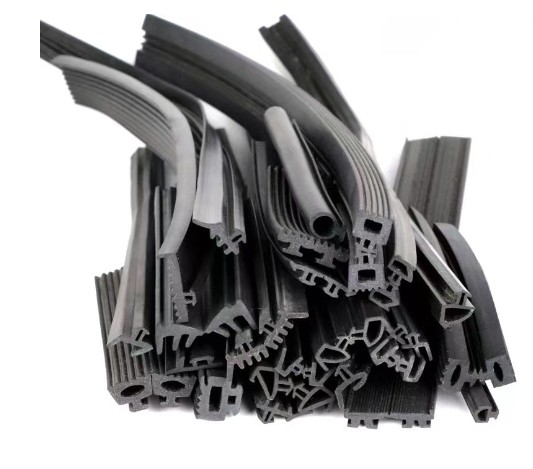 Custom Size D-Type EPDM Foam Adhesive Door Seal Strip Anti-Dust Rubber untuk Pintu Jendela