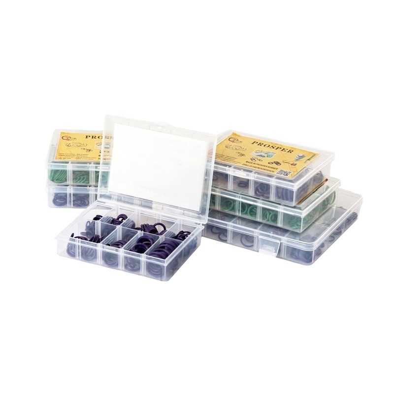 NBR O Ring Valve Rubber Seal Assortment Kit 382 Pcs O Ring Hitam Untuk Perbaikan Hidraulik