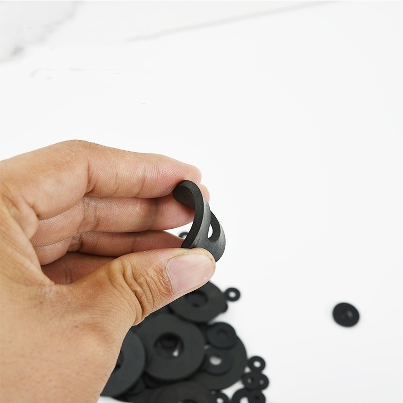 Custom Non-Standard NBR EPDM Silikon FKM Bundar Karet Gasket Seal Produk dengan Desain