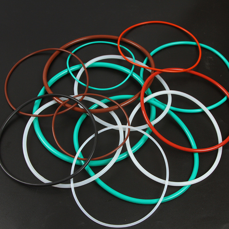 Custom silikon O-ring warna apa pun 100% diperiksa untuk dibuat sesuai pesanan segel