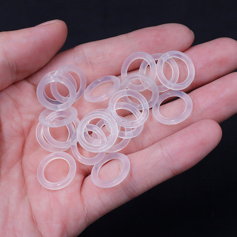 Custom silikon O-ring warna apa pun 100% diperiksa untuk dibuat sesuai pesanan segel