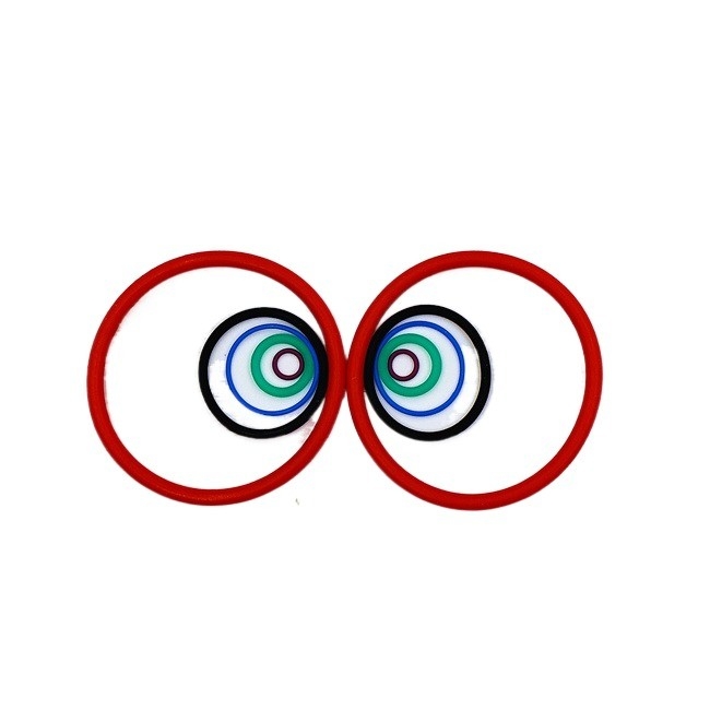 FMK Seal's PTFE FEP Encapsulated Silicon O-Rings Sempurna untuk Keras 20-90