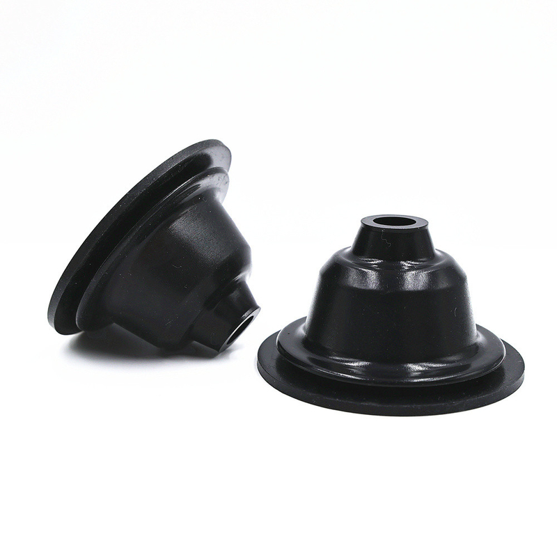IRHD 30 - 90 Shore A Kekerasan Dustproof Rubber Seal Black Rubber Boot Seals Disesuaikan