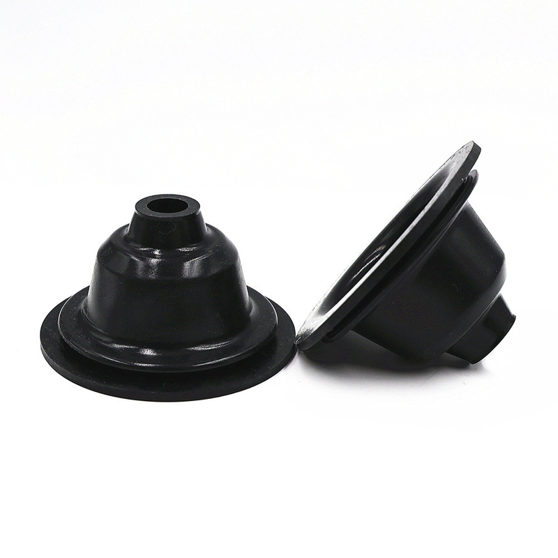 IRHD 30 - 90 Shore A Kekerasan Dustproof Rubber Seal Black Rubber Boot Seals Disesuaikan