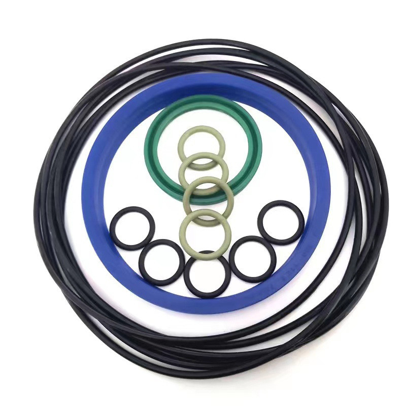 Produk O-ring karet non-standar untuk berbagai warna dan layanan pengolahan cetakan