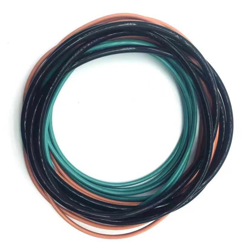 Produk O-ring karet NR non-standar dalam berbagai warna untuk layanan pengolahan cetakan