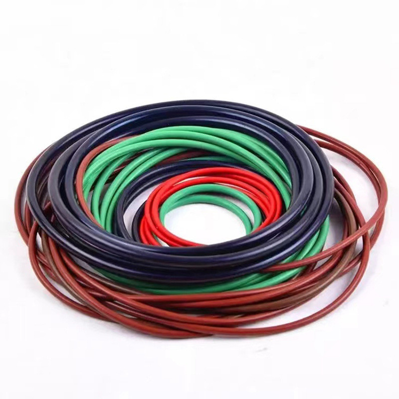 Produk O-ring karet non-standar untuk berbagai warna dan layanan pengolahan cetakan