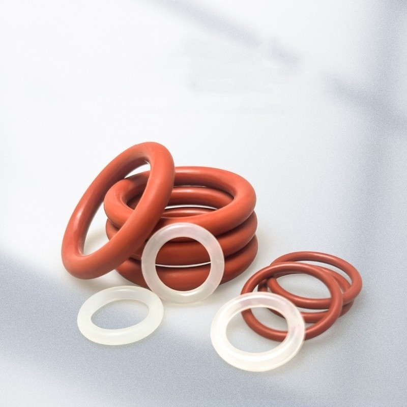 High Precision Molded FKM EPDM Rubber O-Ring Seals untuk Layanan Pengolahan Khusus