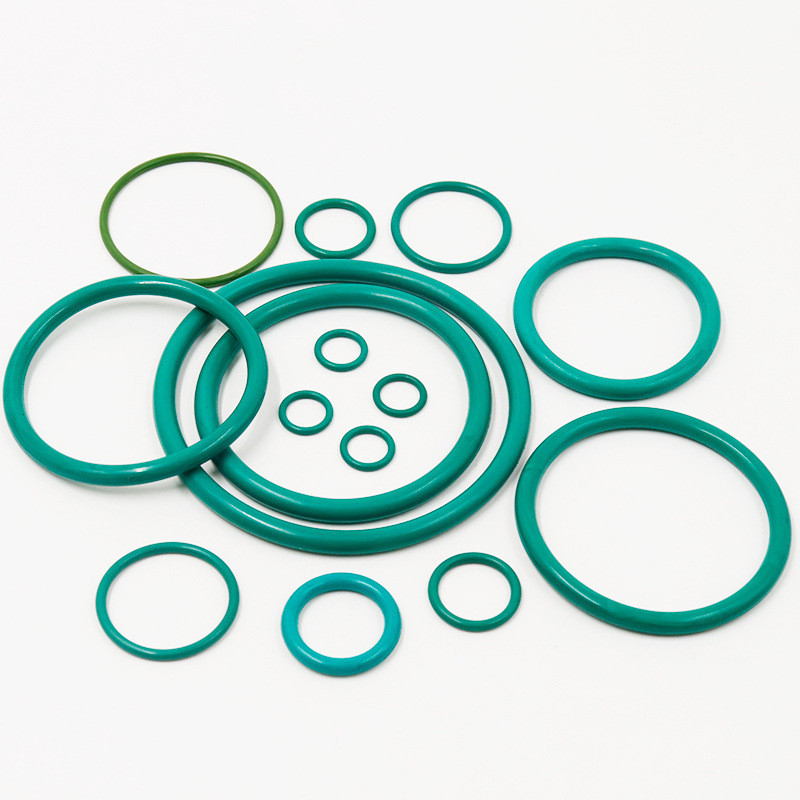 High Precision Molded FKM EPDM Rubber O-Ring Seals untuk Layanan Pengolahan Khusus