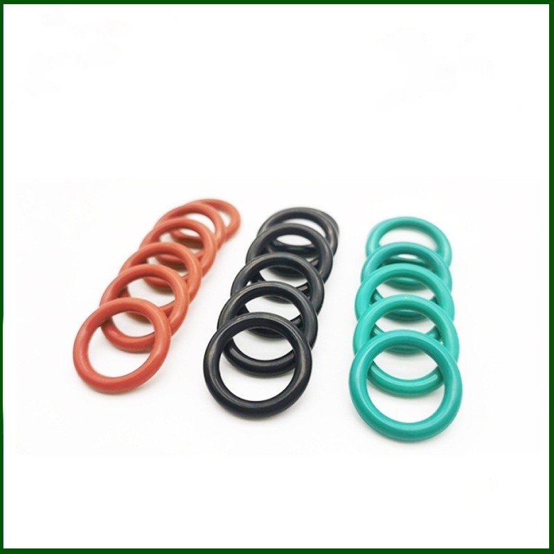High Precision Molded FKM EPDM Rubber O-Ring Seals untuk Layanan Pengolahan Khusus