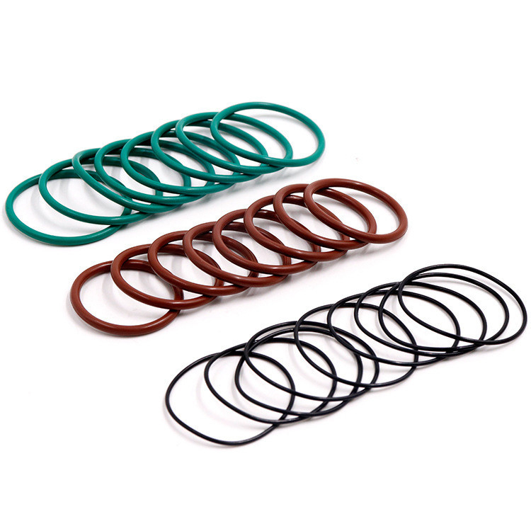 NBR/FKM/EPDM Silicone O-Ring Seals untuk bahan yang berbeda dan pengolahan cetakan