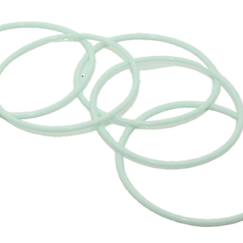 REACH Certified Glow Colored Silicone Rubber O-Rings untuk segel warna yang disesuaikan