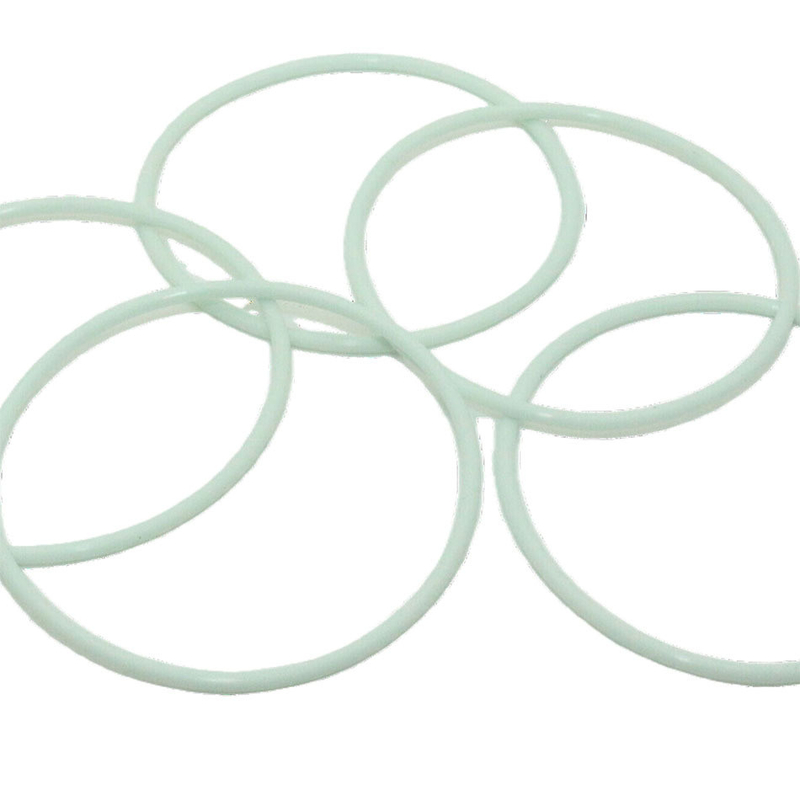 REACH Certified Glow Colored Silicone Rubber O-Rings untuk segel warna yang disesuaikan