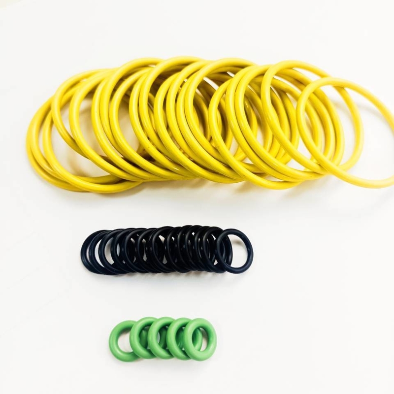 REACH Certified Customized Color Silicone Rubber Sealing Ring untuk aplikasi kelas makanan