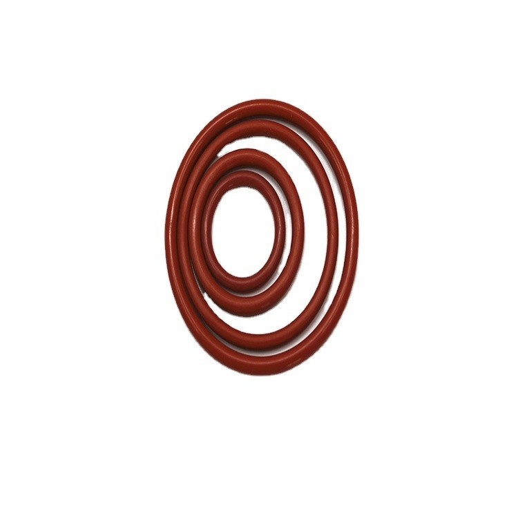 Pelanggan O-ring silikon tahan air suhu tinggi merah dan putih ring karet untuk ORK
