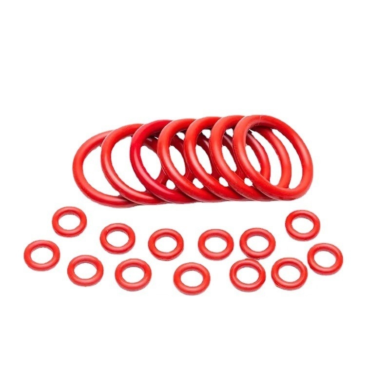 Warna yang disesuaikan Fep Encapsulated O Rings Seals Oil Resistant Rubber Seal Untuk Pipe Gasoline