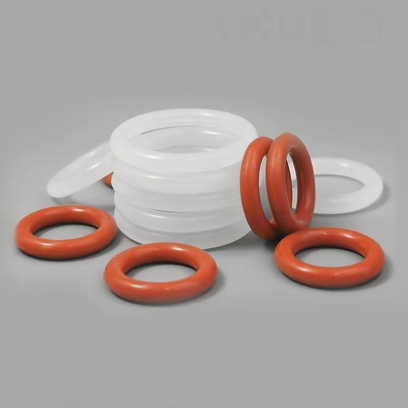 Warna yang disesuaikan Fep Encapsulated O Rings Seals Oil Resistant Rubber Seal Untuk Pipe Gasoline