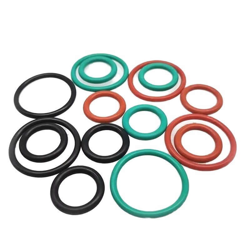 Pengolahan khusus Segel silikon O-ring suhu tinggi NBR FKM untuk produk karet