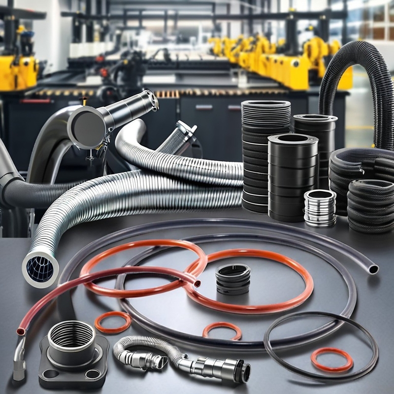 20 ~ 90 Shore Disesuaikan tahan panas Nitrile O Rings Karet Silikon O Ring Sealant