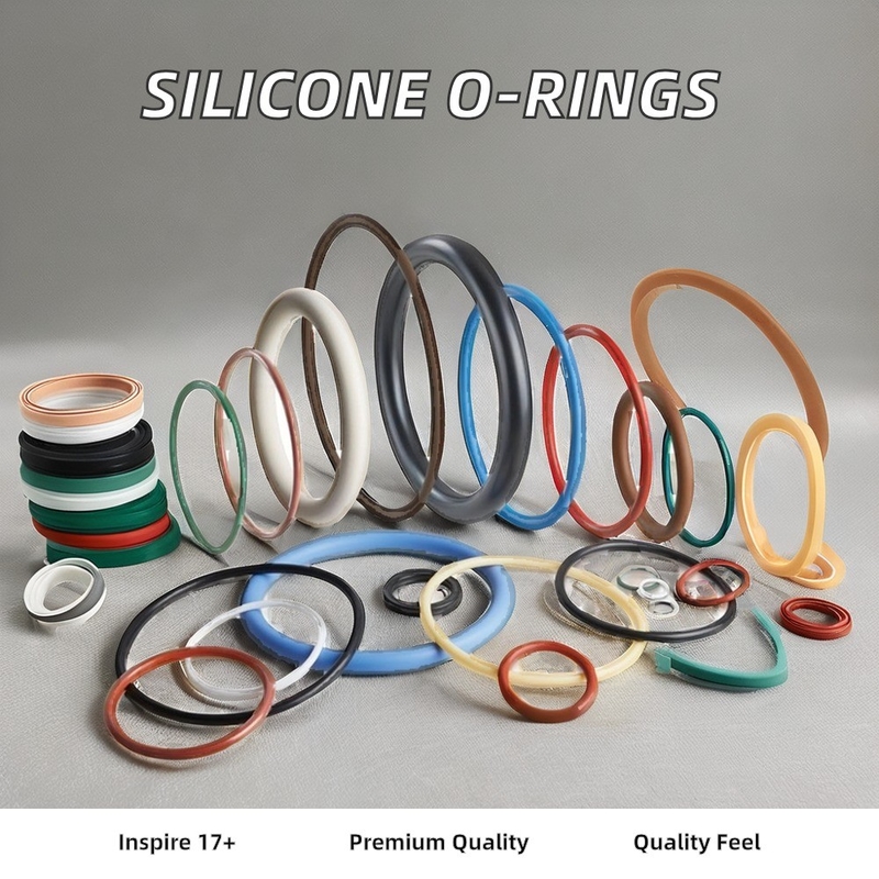 Pengolahan khusus Segel silikon O-ring suhu tinggi NBR FKM untuk produk karet