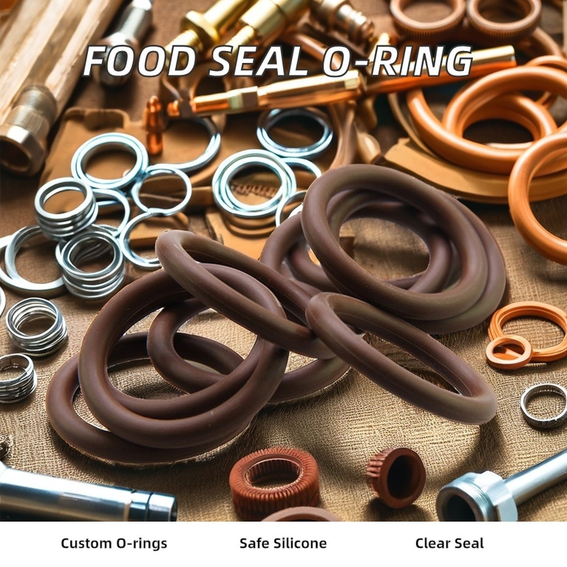 ORK O-Rings tahan minyak dan keausan AEM/EPDM/FKM/NBR Segel karet untuk aplikasi mekanik