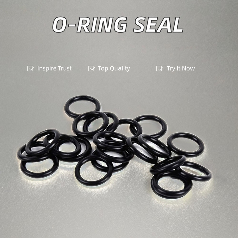 ORK O-Rings tahan minyak dan keausan AEM/EPDM/FKM/NBR Segel karet untuk aplikasi mekanik