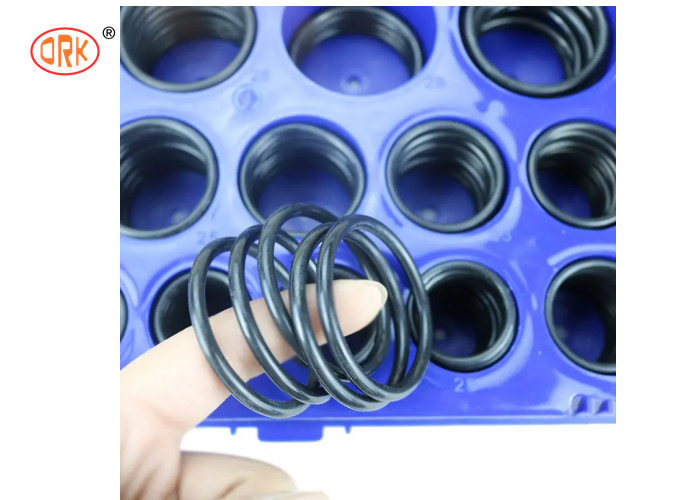Ketahanan minyak yang baik Hitam NBR 70 Shore O-Ring Kit Box untuk Excavator Hydraulic Cylinder