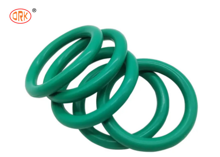 Format Gambar 3D/2D Green Silicone dan FKM Rubber O-Rings Seal untuk Aplikasi Industri