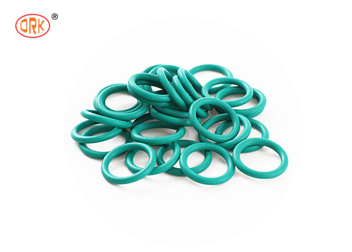 Green HNBR AS568 PG Flat Rubber O Ring Seals untuk aplikasi penyegelan industri